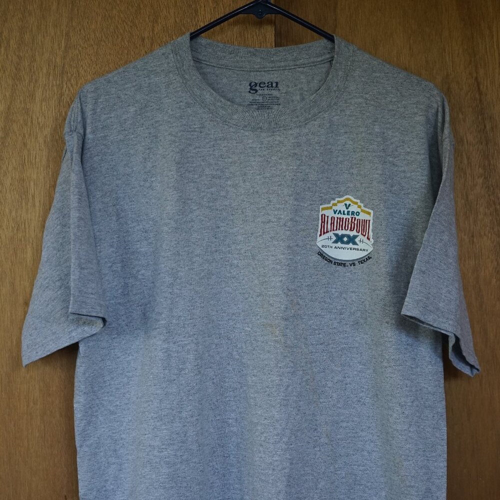 Gear 2012 Valero Alamo Bowl Oregon State VS Texas Men's Large T-Shirt RN# 49314
